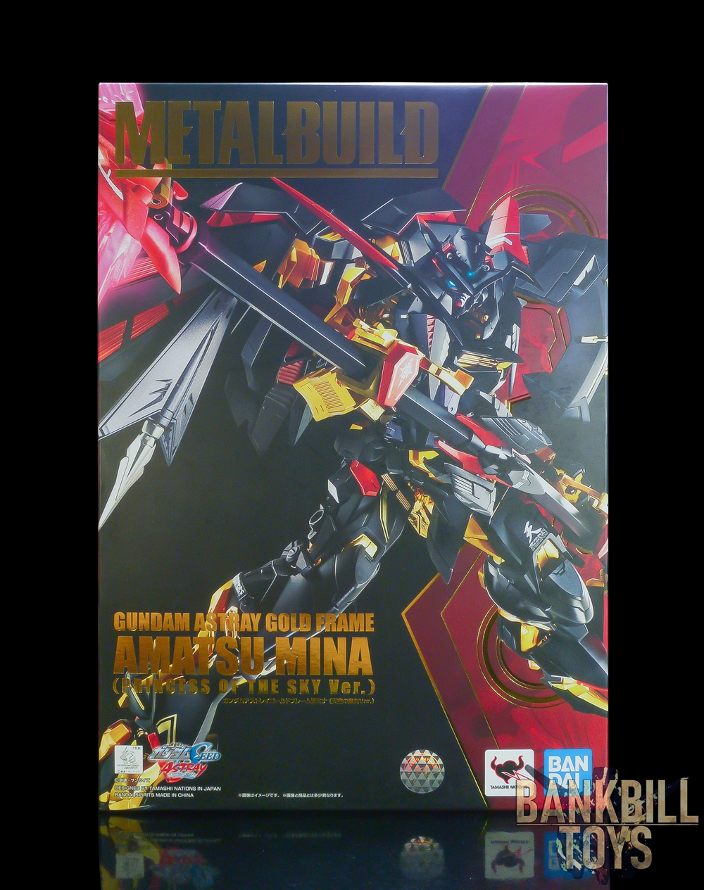 กันดั้ม Bandai Spirits Metal Build MBF-P01-Re2C Gundam Astray Gold Frame Amatsu Mina [Princess of the Sky Ver.]