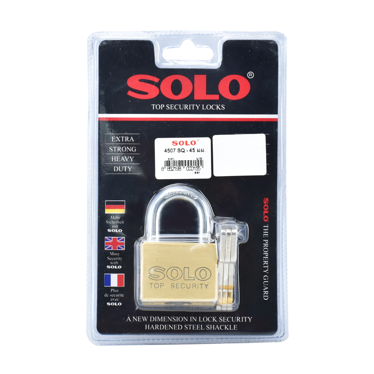 SOLO กุญแจโซโล 4507 SQ-45 มม.