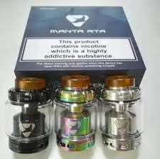 แก้วอะไหล่ ไม่มีอะตอม Glass Tube for Manta RTA 24mm 3ml แก้วตรง