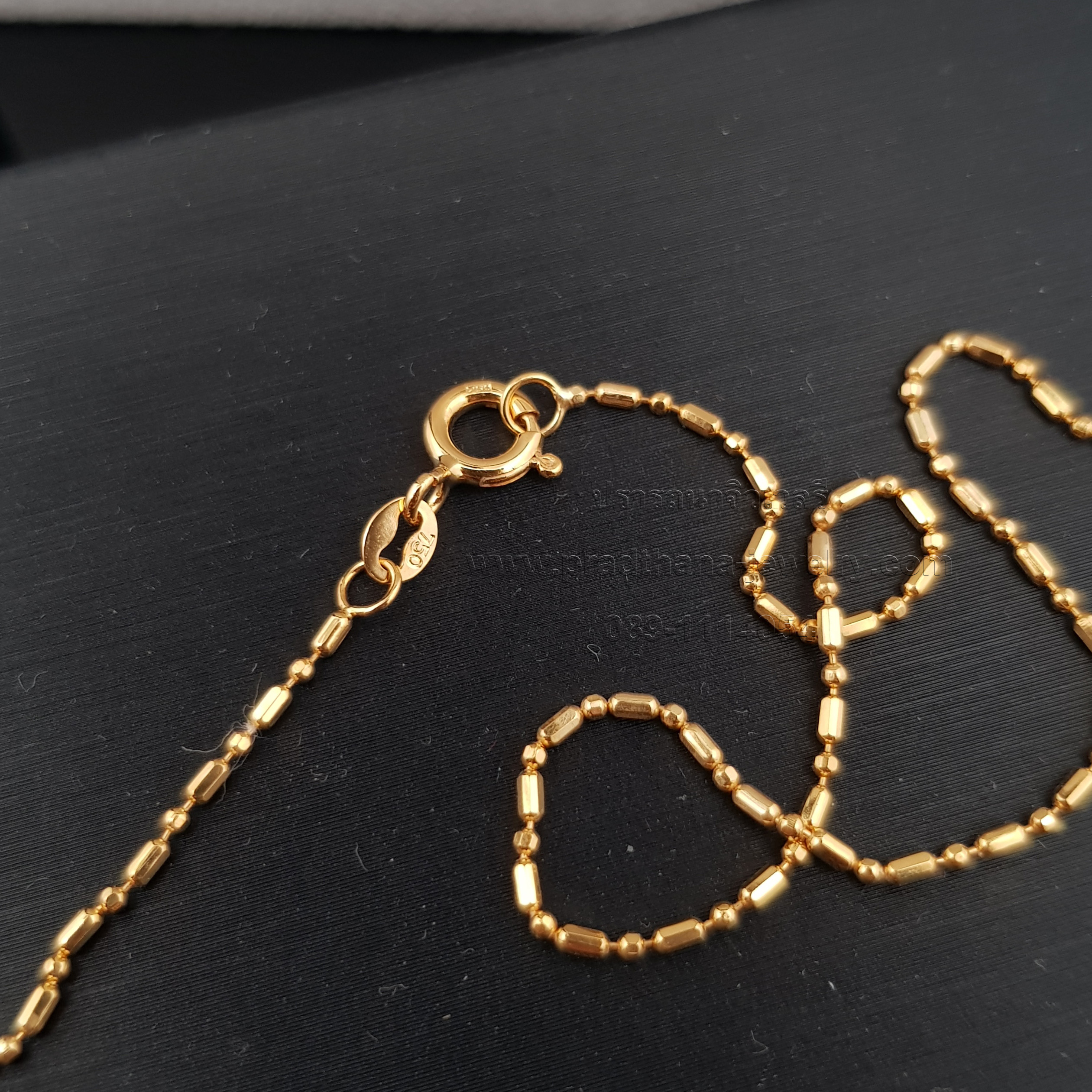 สร้อยคอลายไข่ปลาสั้นยาว **ขายแล้ว**