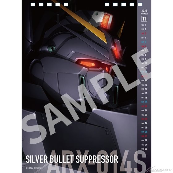 <Preorderถึง 28/5/2021>เปิดรับPreorder มัดจำ 300บาท Gundam Mechanical Calendar 2022 UC NexT 0100 ปฏิทิน