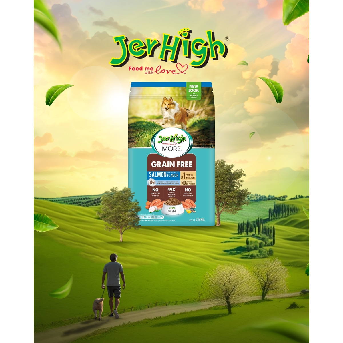 JerHigh More Breeder เจอร์ไฮ มอร์ บลีดเดอร์ สำหรับสุนัขพันธุ์ใหญ่ ขนาด 10กิโลกรัม/10kg