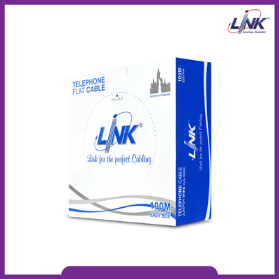 UL-0044 FLAT Telephone 28 AWG 4 C 100 M./Easy Box