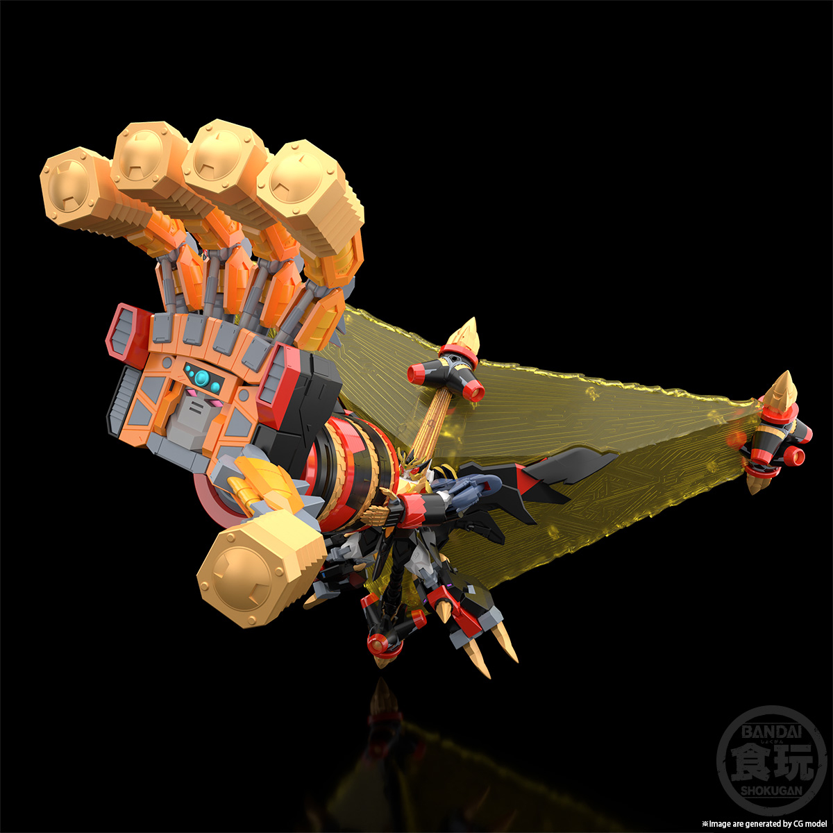 <Preorderถึง15/2/2022 > 🔔เปิดรับPreorder มัดจำ 700 บาทP-bandai SMP [SHOKUGAN MODELING PROJECT] GAOGAIGAR FINAL GAOGAIGAR W/O GUM