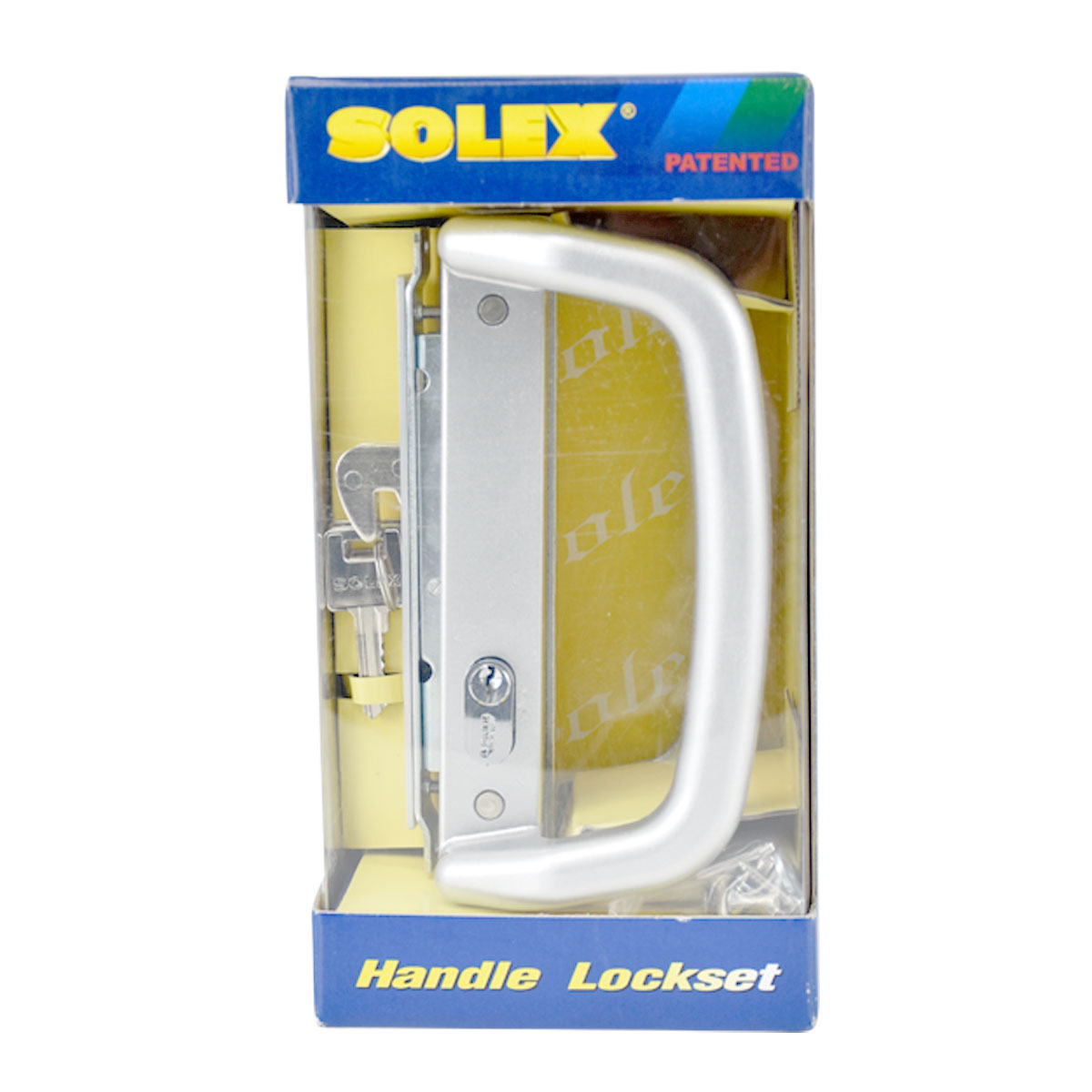SOLEX ชุดมือจับบานเลื่อน A4512-1785HD สีเงิน ใช้กับประตูอะลูมิเนียม