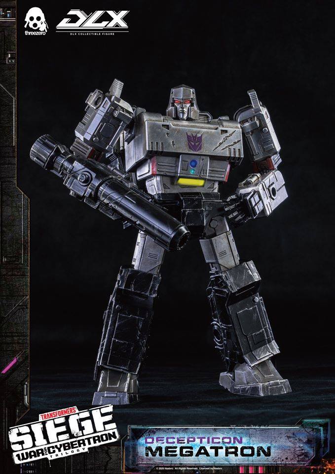 เปิดรับPreorder มัดจำ 1300 บาท Threezero x Hasbro : DLX Megatron LED Illuminated Eyes and Body *