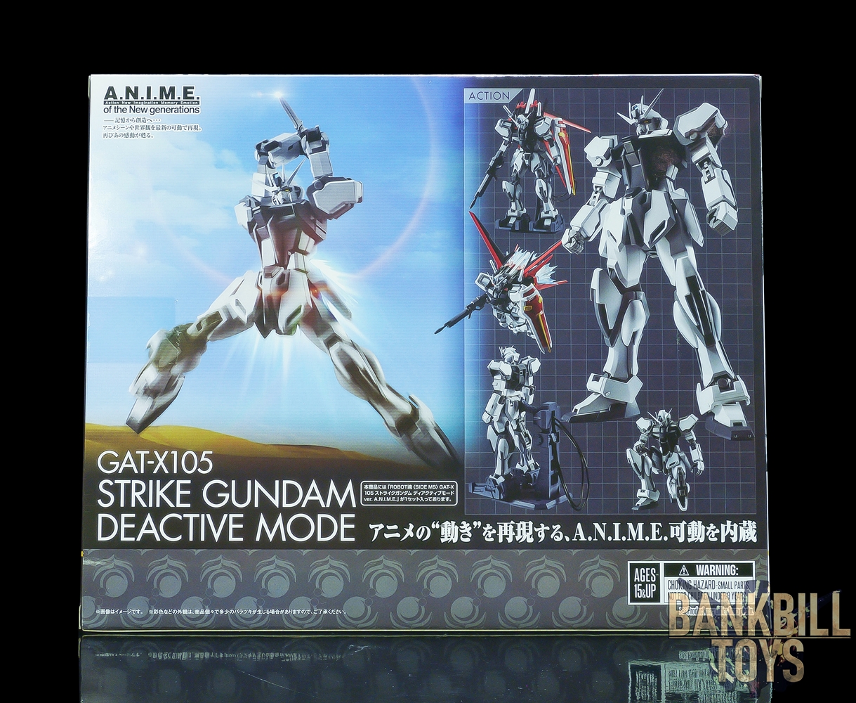 กันดั้ม Bandai Spirits Tamashii Nations World Tour 15th Anniversary Limited The Robot Spirits <SIDE MS> R-SP GAT-X105 Strike Gundam Deactive Mode Ver. A.N.I.M.E.