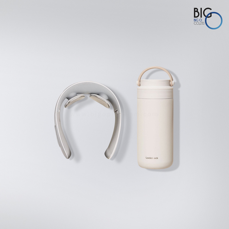 กิ๊ฟเซ็ทพรีเมี่ยม 2 ชิ้น กระบอกน้ำ + เครื่องนวดคอ