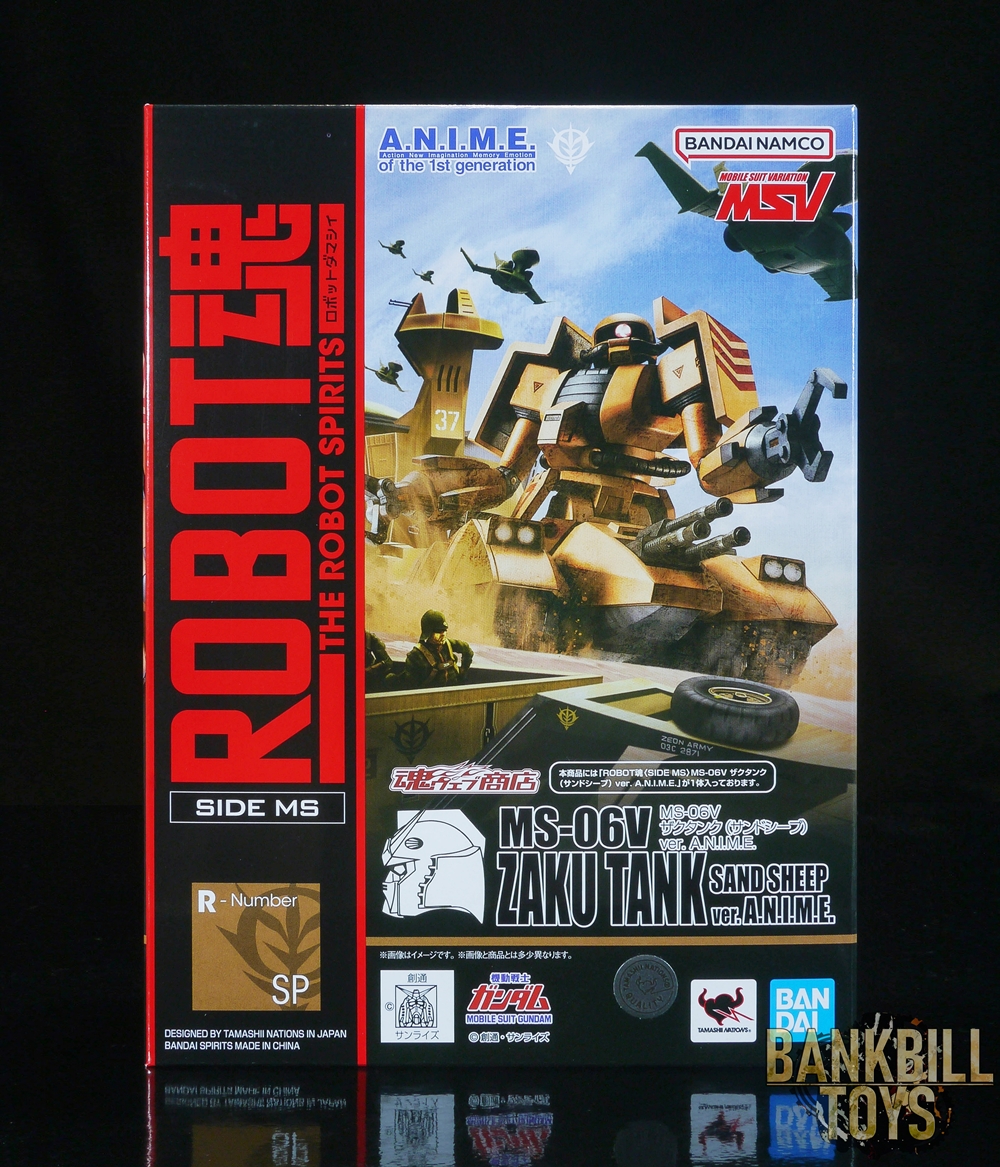 กันดั้ม Bandai Spirits Premium Bandai Tamashii Web Shop Limited The Robot Spirits <SIDE MS> R-SP MS-06V Zaku Tank Sand Sheep Ver. A.N.I.M.E.