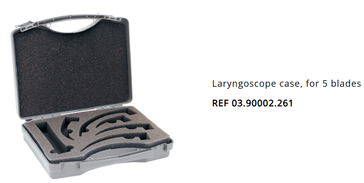 03.90002.261 Laryngoscope Case For 5 Blade(Mc.1,2,3,4,5)