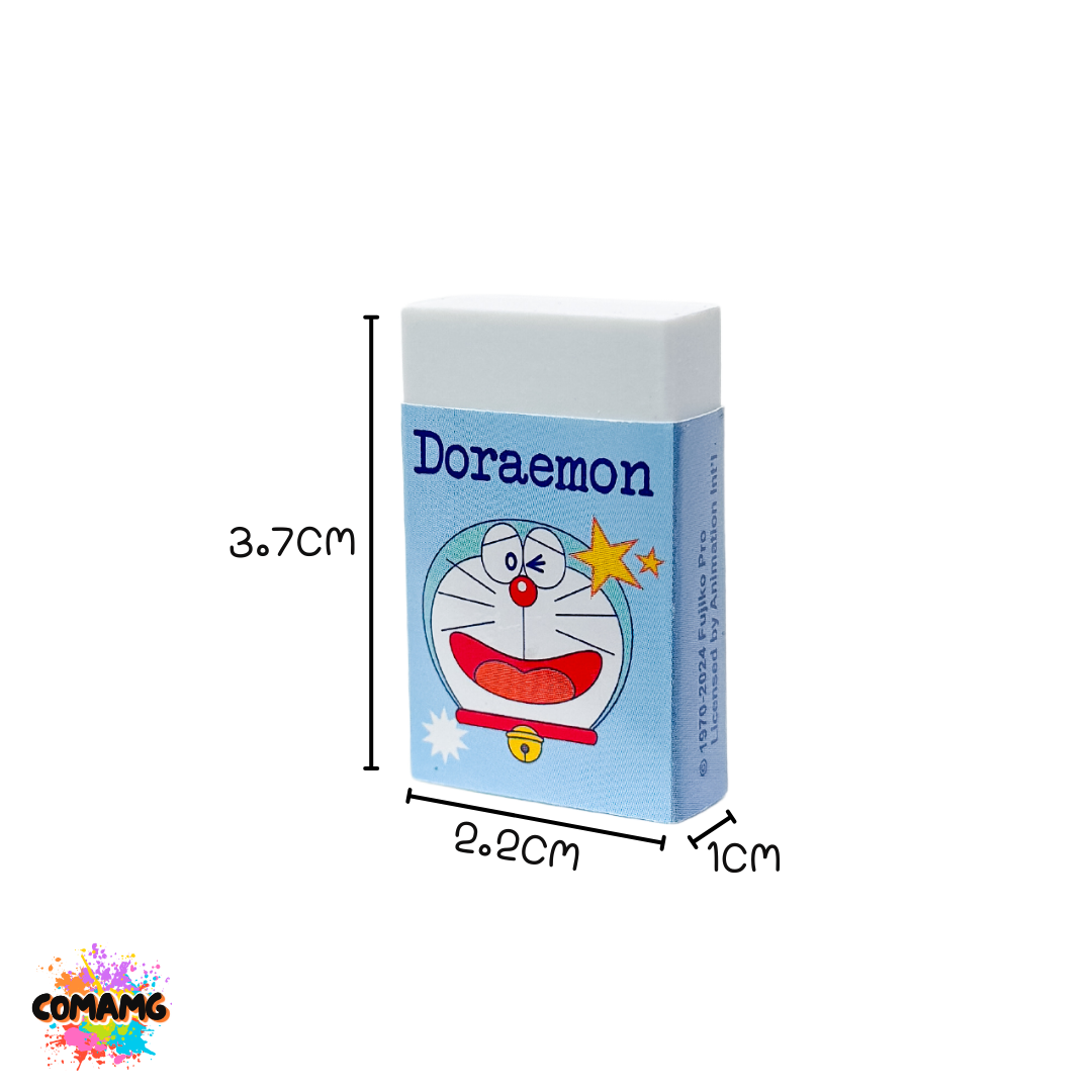 ยางลบ แพ็คคู่ 2 ชิ้น ลายโดเรม่อน Doraemon ลิขสิทธิ์แท้100% พร้อมส่งค่ะ