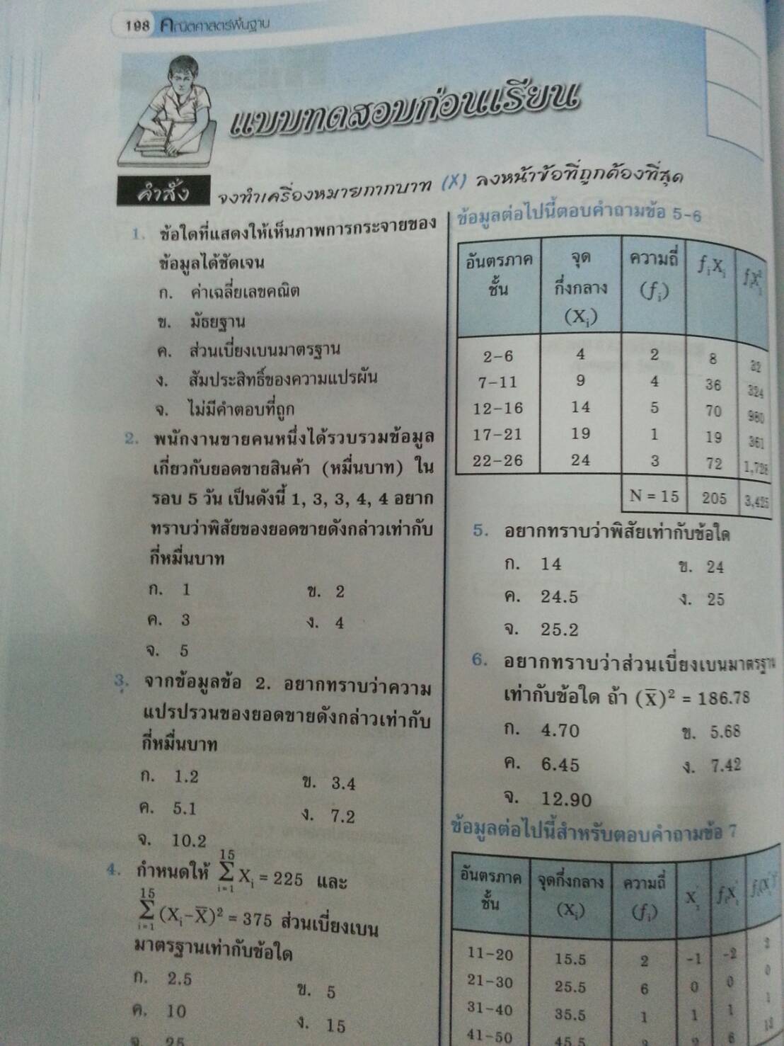 คณิตศาสตร์พื้นฐาน (Basic Mathematics, JW) สนพ.จิตรวัฒน์ โดย รศ.ดร.มนัส ประสงค์ และ อ.นันทา เศรษฐปราโมทย์