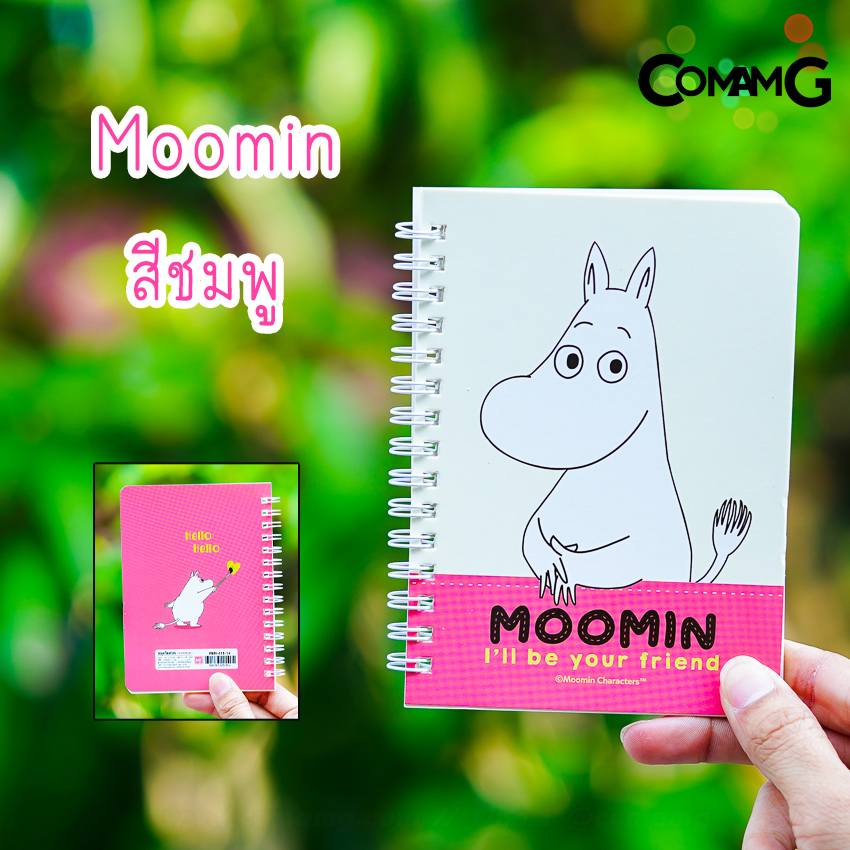 สมุดโน๊ต ขนาดA6 (10.3x14.5CM) สมุดริมลวด บันทึก ลายการ์ตูนลิขสิทธิ์แท้ พร้อมส่ง