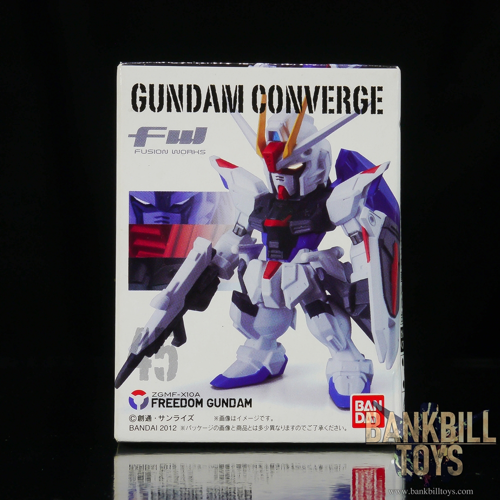 กันดั้ม Bandai Candy Toy FW Gundam Converge 8 No.45 ZGMF-X10A Freedom Gundam