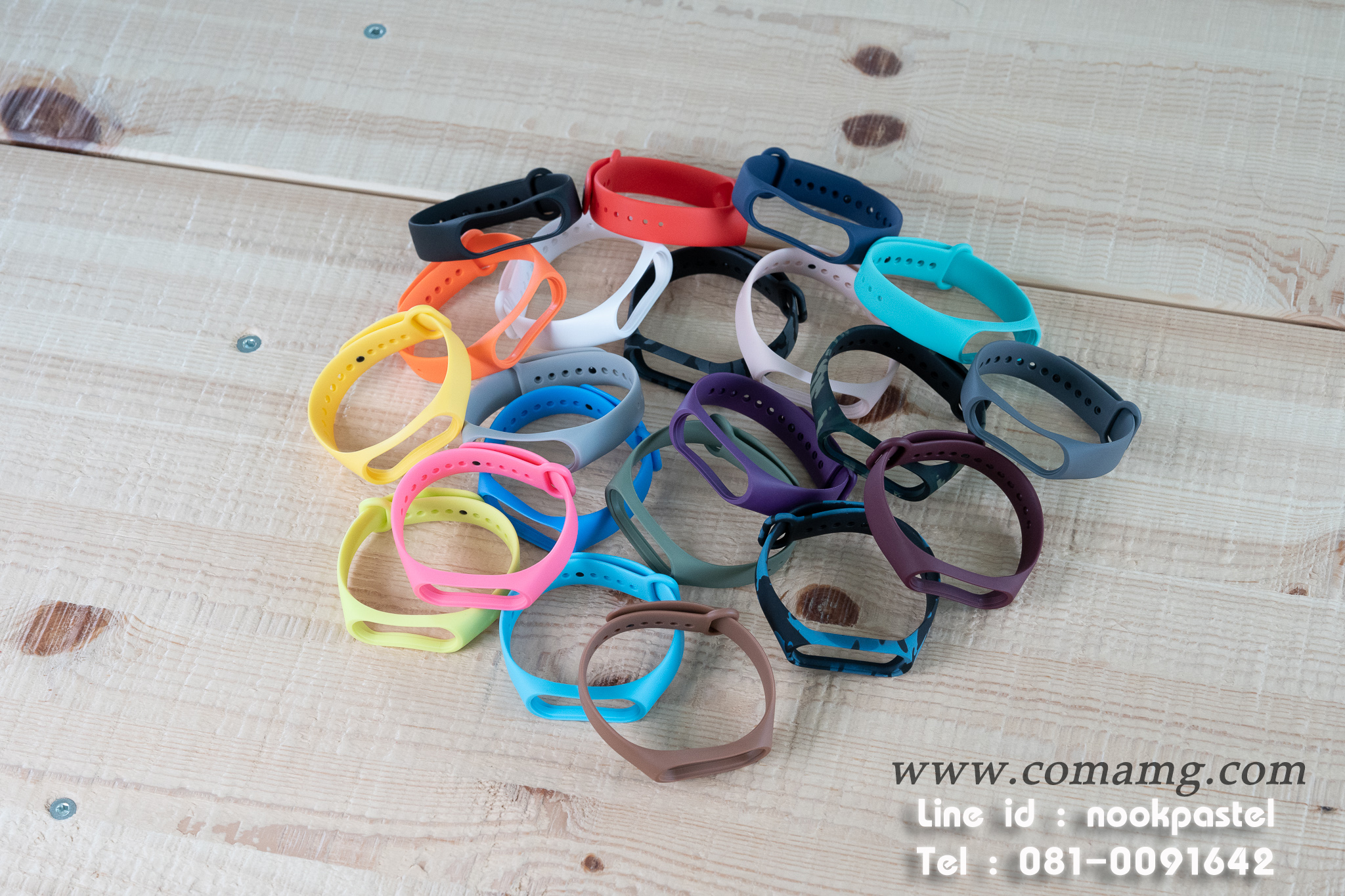 สายXiaomi Mi Band 4/3 สายยางซีลีโคน (ลิงค์1)