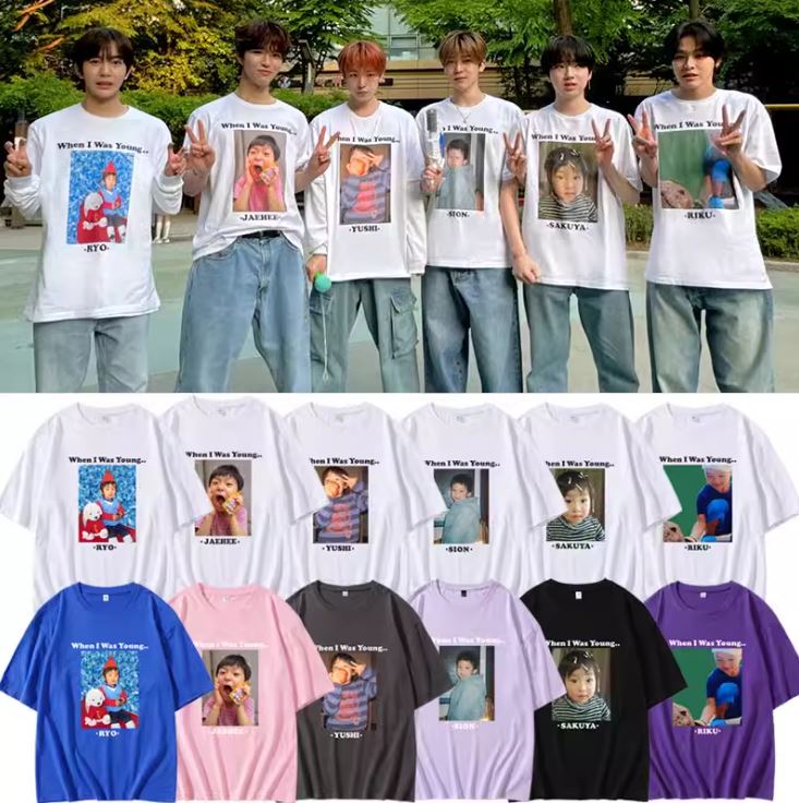 เสื้อยืด NCT WISH : WHEN I WAS YOUNG