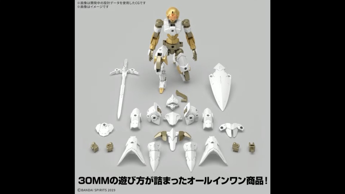 <Preorder ปิดรับวันที่ ยังไม่ระบุวันปิดพรี > 🔔เปิดรับPreorder ไม่ต้องมัดจำครับ 30MM Spinatio (Royal Knight Version)