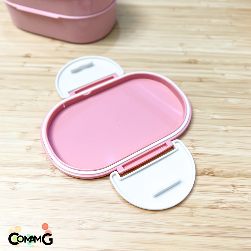 กล่องข้าวเด็ก ลายการ์ตูน กล่องใส่อาหาร2ชั้น ลิขสิทธิ์แท้100%