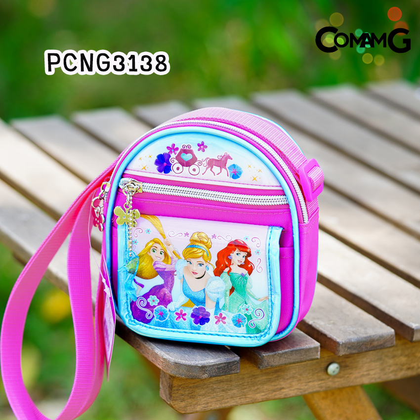 กระเป๋าสะพายข้างเจ้าหญิง กระเป๋าเด็กผู้หญิง ลายลิขสิทธิ์แท้