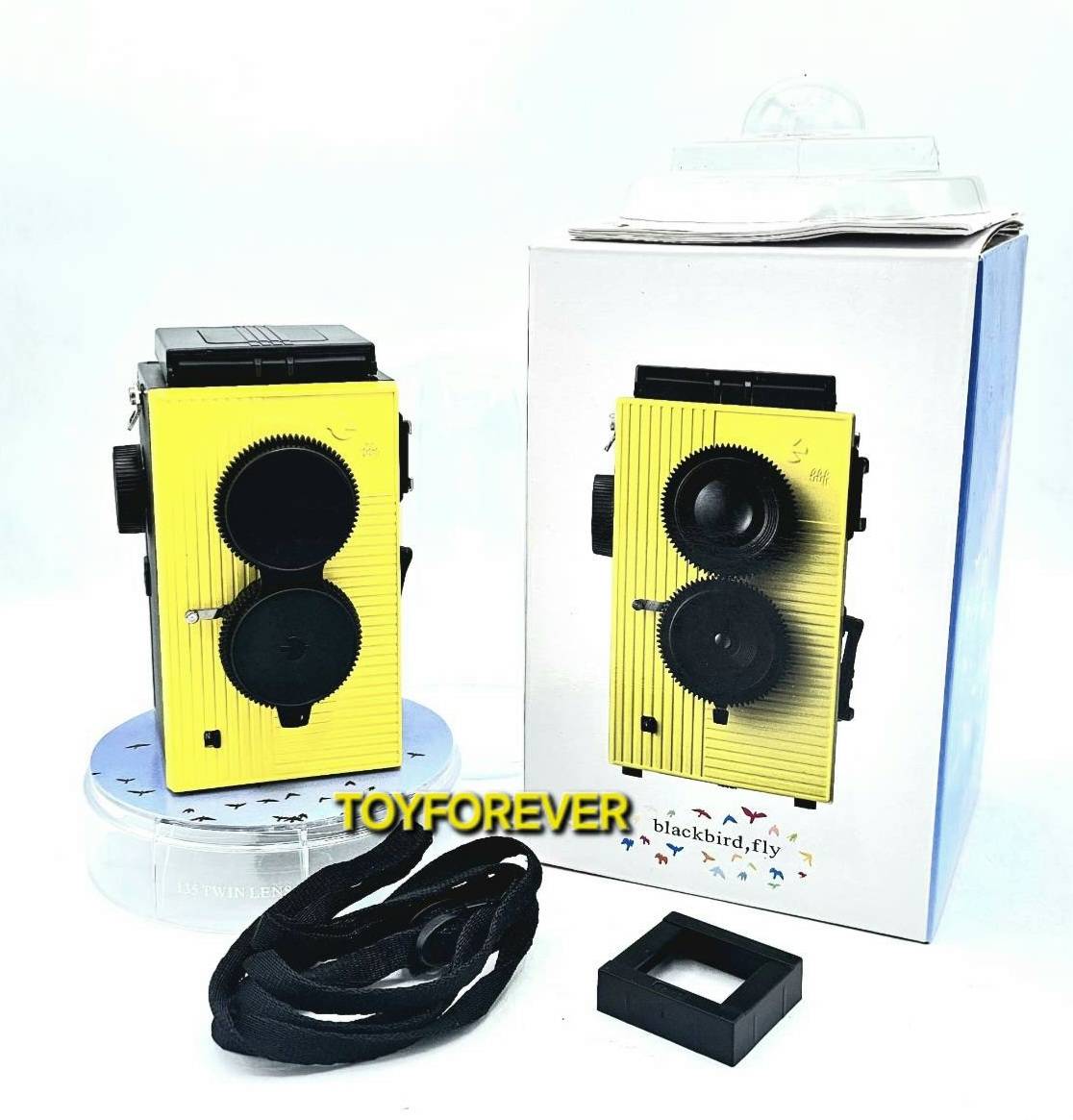 Blackbird Fly Camera twinlen 35mmกล้องแบล็คเบิร์ด กล้องดีเคท แท้ สีเหลือง