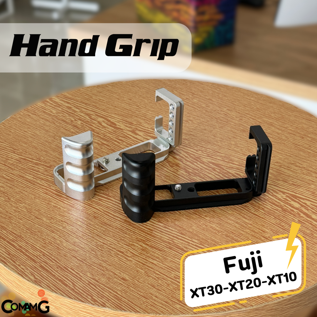 Hand Grip L-Plate สำหรับ Fuji XT30 XT20 XT10 แบบ3ร่องนิ้ว Camera Grip เพิ่มความกระชับในการจับถือ