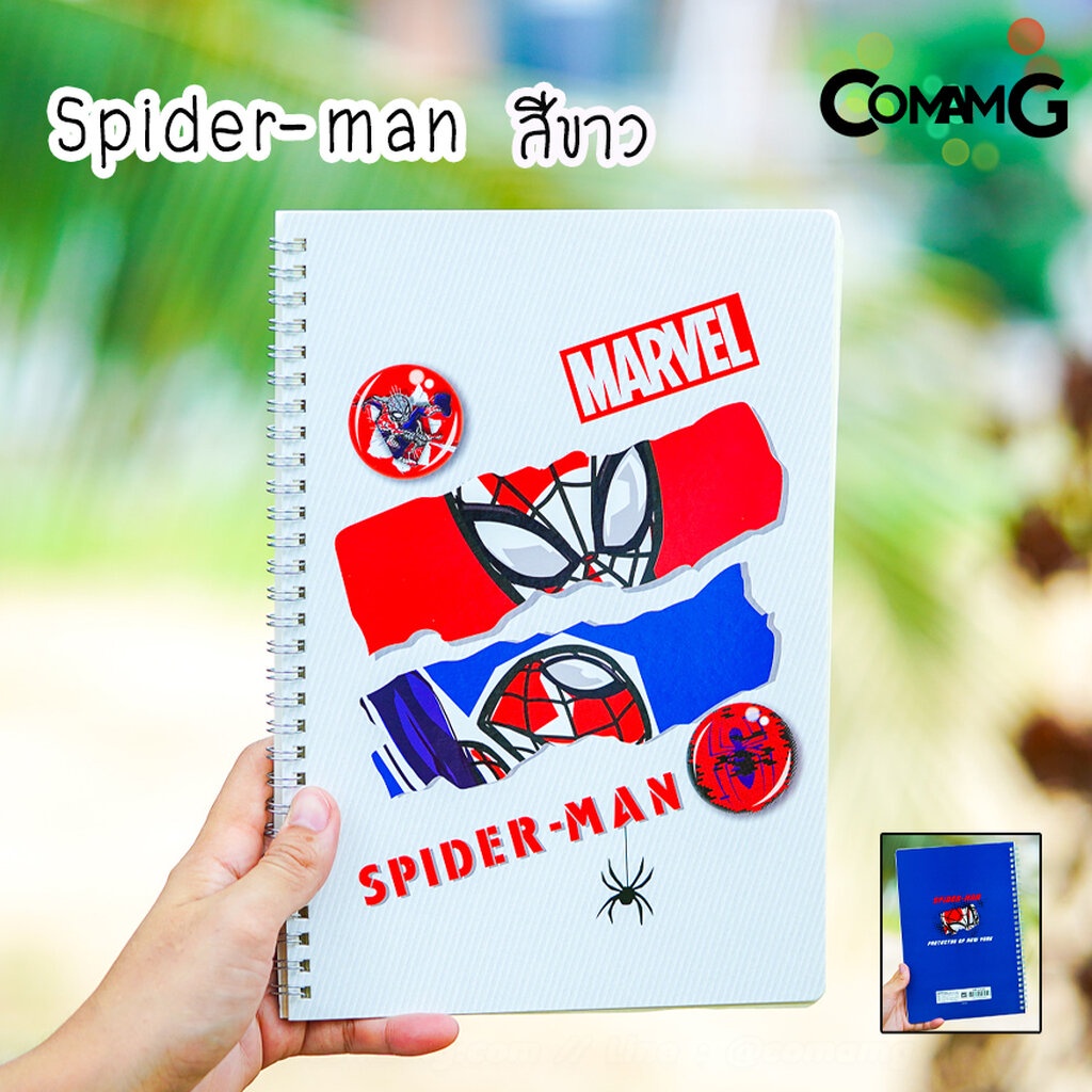 สมุดบันทึก สันห่วง สมุดโน๊ต แบบปกแข็งริมลวด ขนาด17.5x25.5ซม ลายการ์ตูน ลิขสิทธิ์แท้ พร้อมส่ง