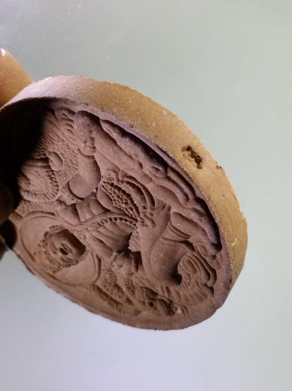 รหัสสินค้า จตุคามรามเทพ 363 พระเทวราชโพธิสัตว์จตุคามรามเทพ รุ่น โคตรเศรษฐีมีกำไร สร้างปี 2550 พิมพ์องค์พ่อ - ปิดตาพังพระกาฬ เนื้อว่าน 108