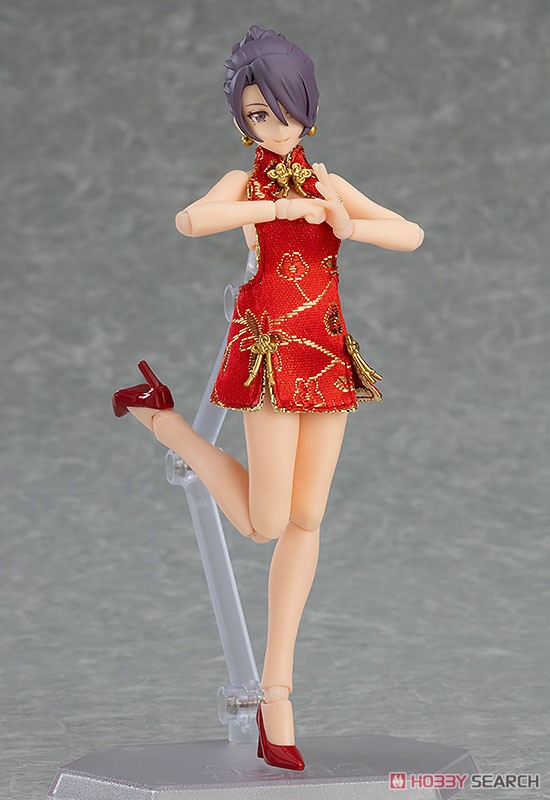 <Preorderถึง 22/7/2022>🔔เปิดรับPreorder มัดจำ 300 บาท figma Female Body (Mika) with Mini Skirt Chinese Dress Outfit (PVC Figure)