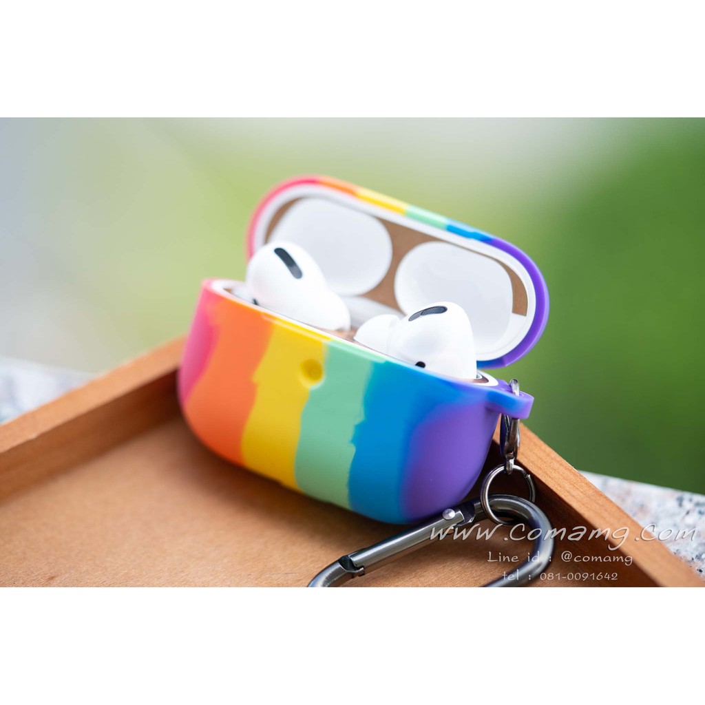 case Air pod สีรุ้ง ( แอร์พ็อต เคส)