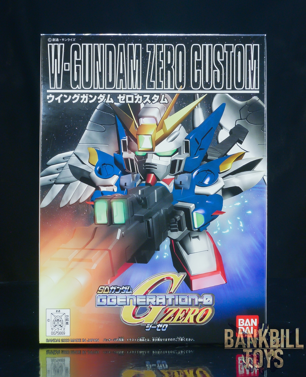 กันดั้ม Bandai Gunpla SD Gundam BB Senshi SD Gundam G Generation Zero No.203 XXXG-00W0 Wing Gundam Zero Custom