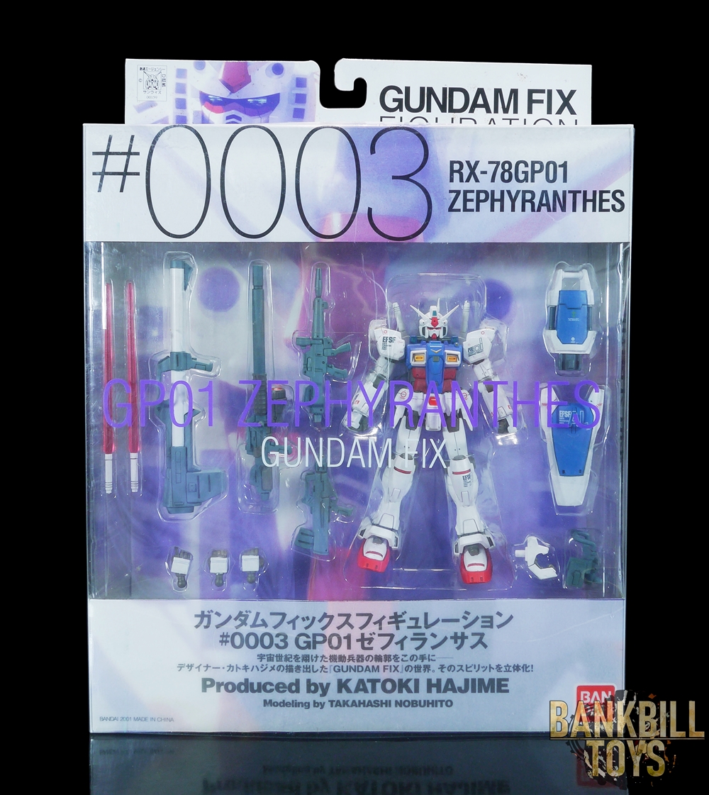 กันดั้ม Bandai G.F.F. GFF Gundam Fix Figuration #0003 RX-78GP01 Zephyranthes