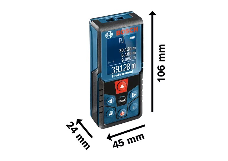 BOSCH เครื่องวัดระยะเลเซอร์ 40 เมตร GLM 400 [0601072RK0]