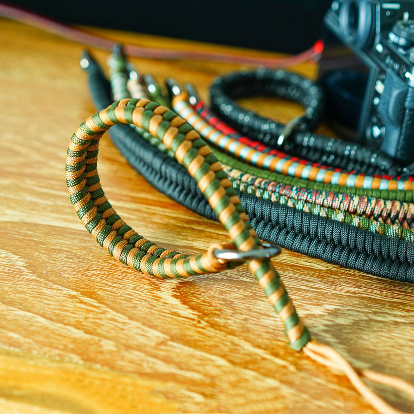 สายคล้องกล้อง คล้องมือ แบบเชือกถัก สายรัดข้อมือ