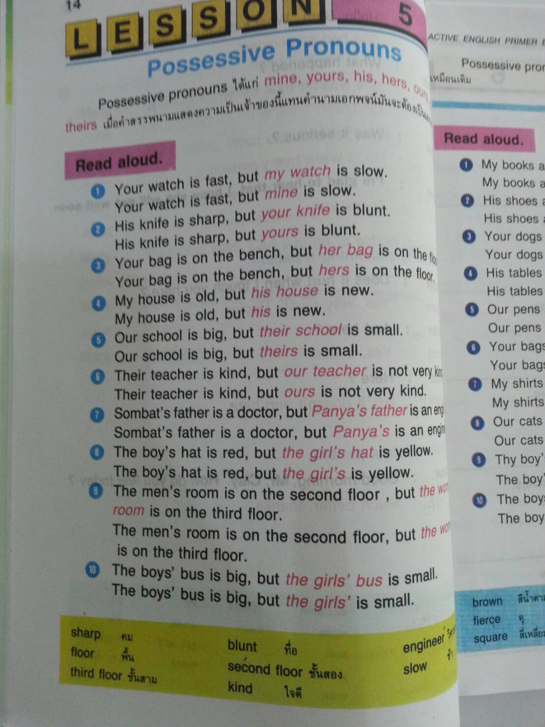 Active English Primer 6(New Edition) และแบบฝึกหัด