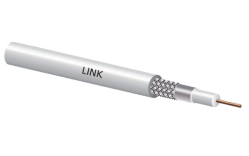 CB-0109S+1WH RG 6/U Cable, 96% Shield, White Jacket STANDARD+ 100m./Easy Bx.