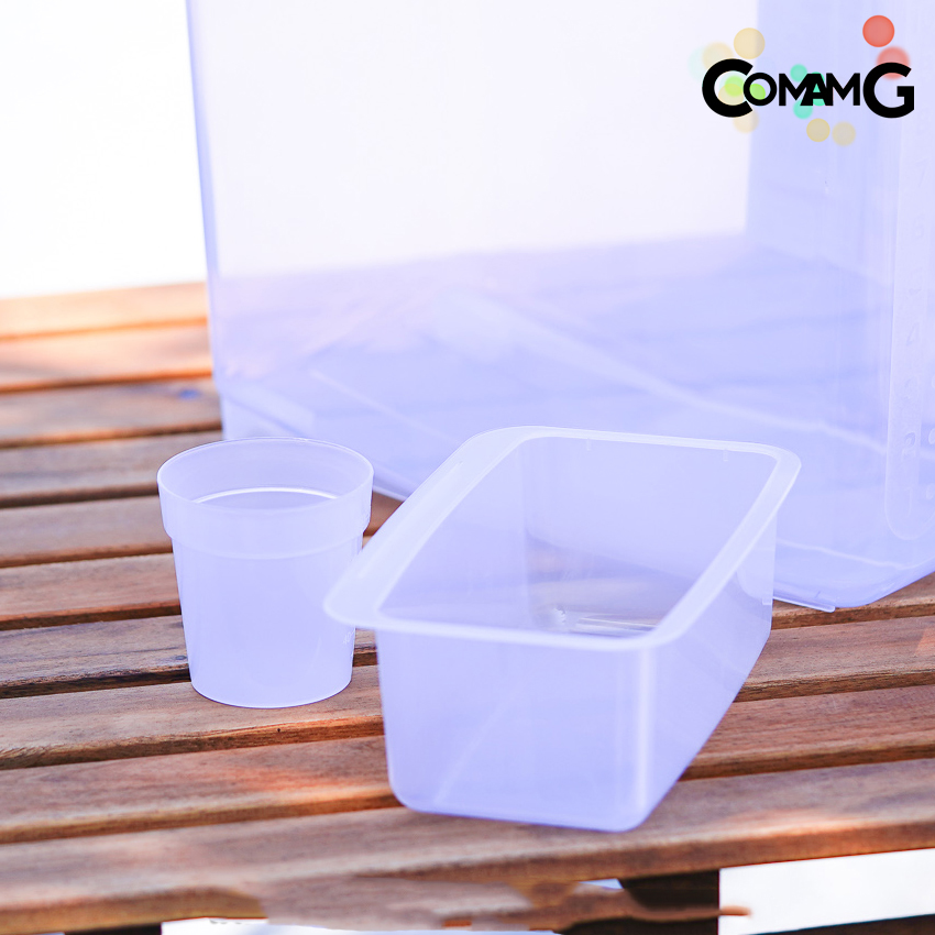 Keyway กล่องใส่ข้าวสาร กล่องข้าวสาร พร้อมถ้วยตวง มีล้อเลื่อน