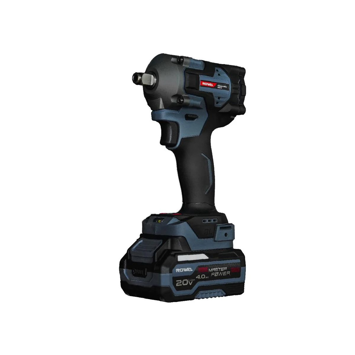 ROWEL บล็อคกระแทกไร้สาย 20V 380Nm+แบตเตอรี่ 4.0Ah x1 [RW-PT-DIW380-S]