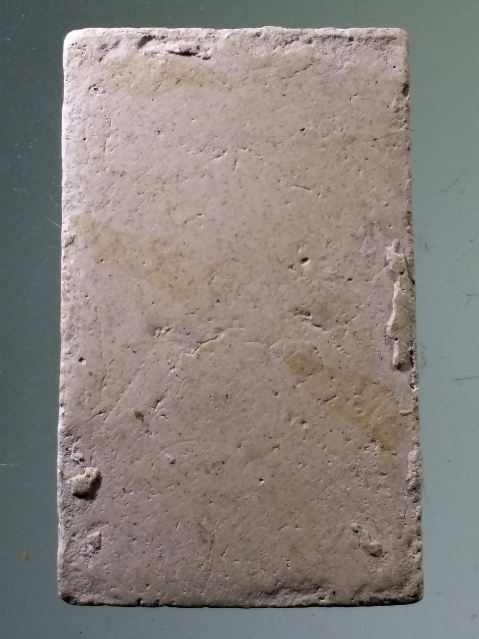 รหัสสินค้า พระสมเด็จ วัดต่างๆ 1084 พระสมเด็จ ขี่เต่า หลังเรียบ เนื้อผง ไม่ทราบที่