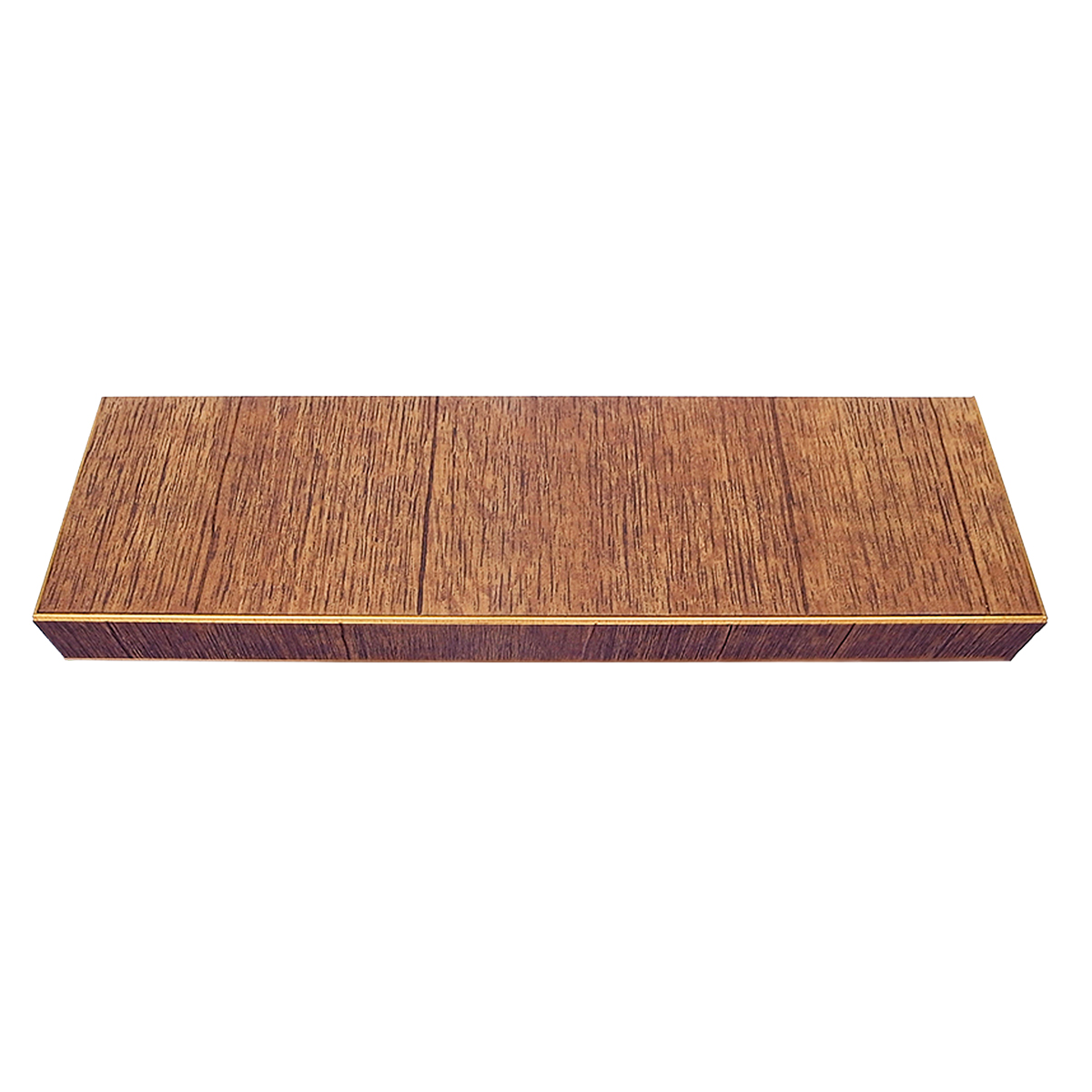 ชั้นอเนกประสงค์ สีไม้สักเก่าขอบทอง (G09) SA2040