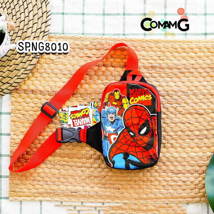 กระเป๋าคาดอกเด็ก กระเป๋าเด็ก รุ่นทรงสี่เหลี่ยม ลิขสิทธิ์แท้ คาดอก มีหลายลาย