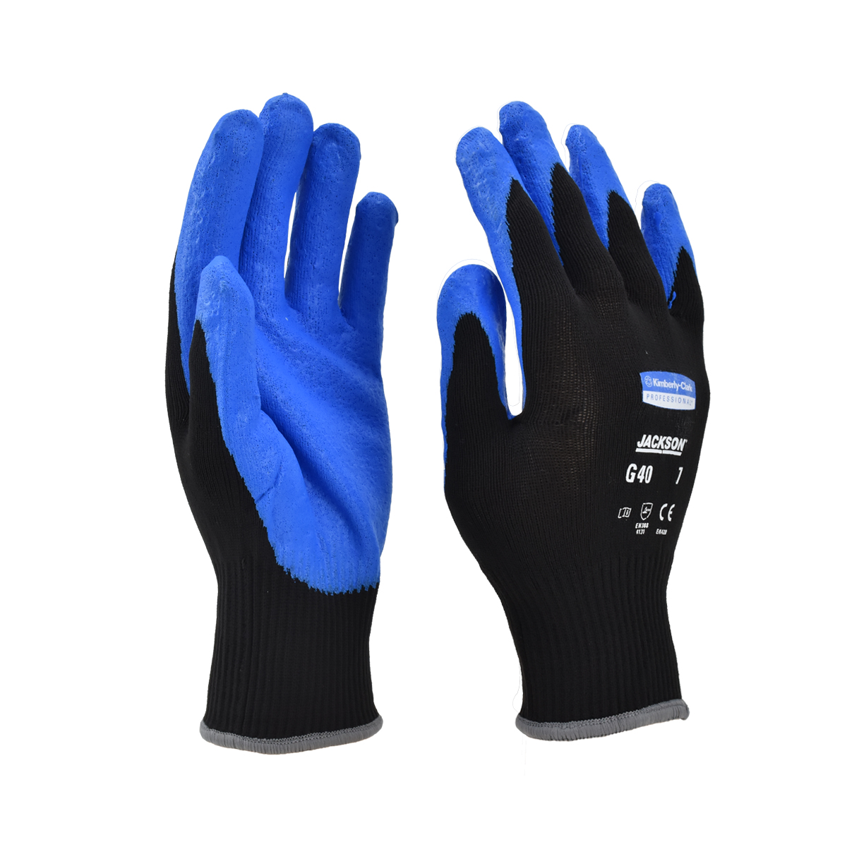 JACKSON ถุงมือสำหรับงานอุตสาหกรรม NITRILE COATED G40 #7