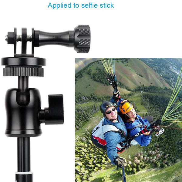 CNC Aluminum Alloy Tripod Mount Adapter for GoPro Action Camera อุปกรณ์ต่อกล้อง