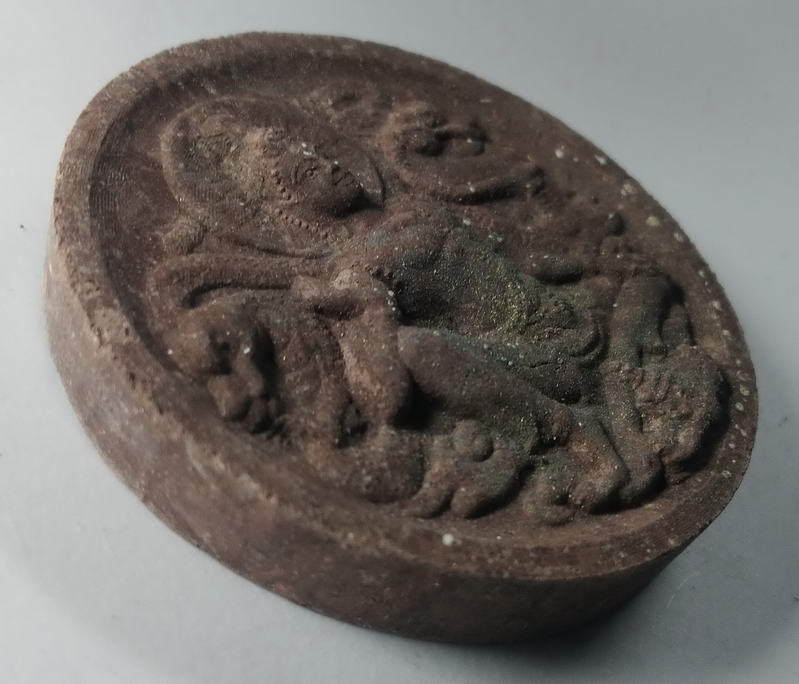 รหัสสินค้า จตุคามรามเทพ 051 องค์พ่อจตุคามรามเทพ รุ่นโคตรเฮง เนื้อผงว่านโรยผงตะไบชนวนพระบูชา วัดมหาธาตุวรมหาวิหาร จ.นครศรีธรรมราช ปี 2550