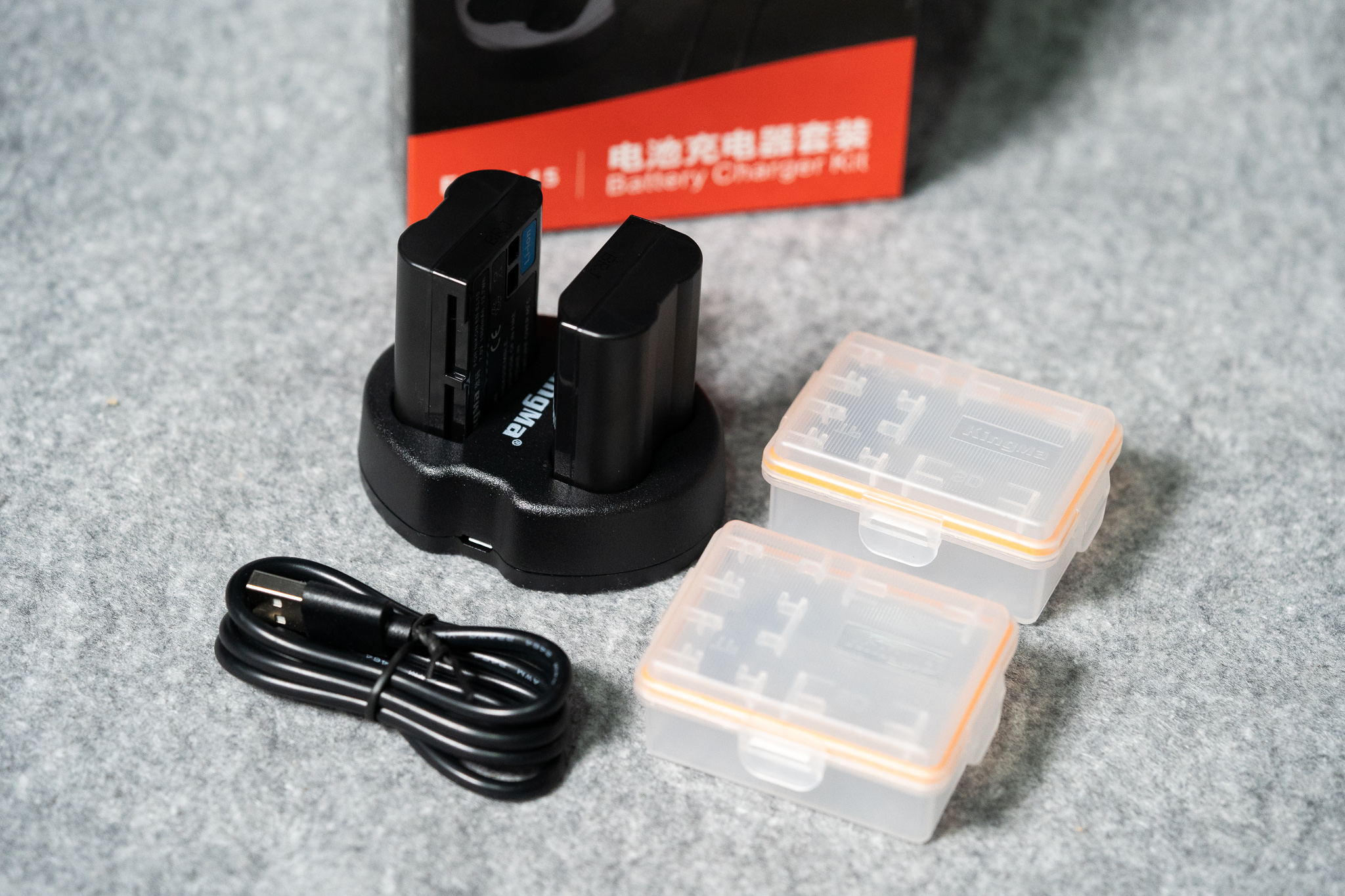 KingMa ชุดแบตเตอรี่+แท่นชาร์จ Nikon EN-EL15 สำหรับกล้องNikon