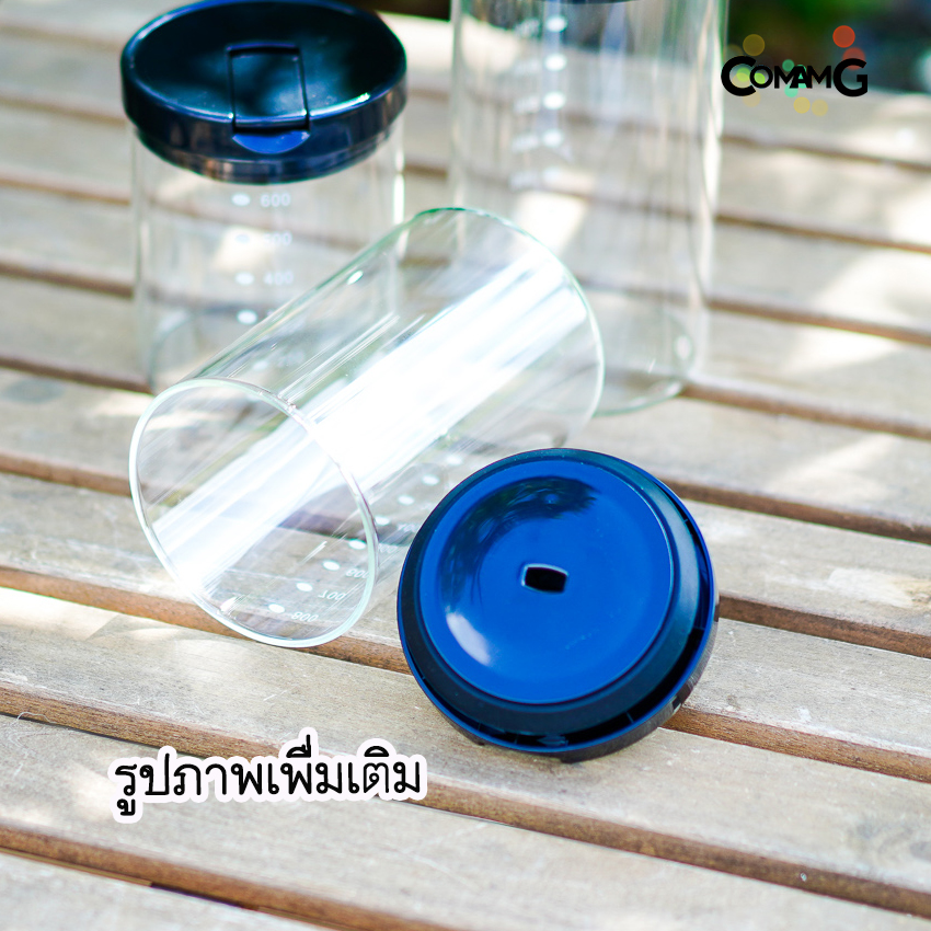 โหลแก้วสูญญากาศ กระปุกแก้ว โหลใส่เมล็ดกาแฟ นมผง ธัญพืช เครื่องปรุง ของแห้งต่าง พร้อมส่ง