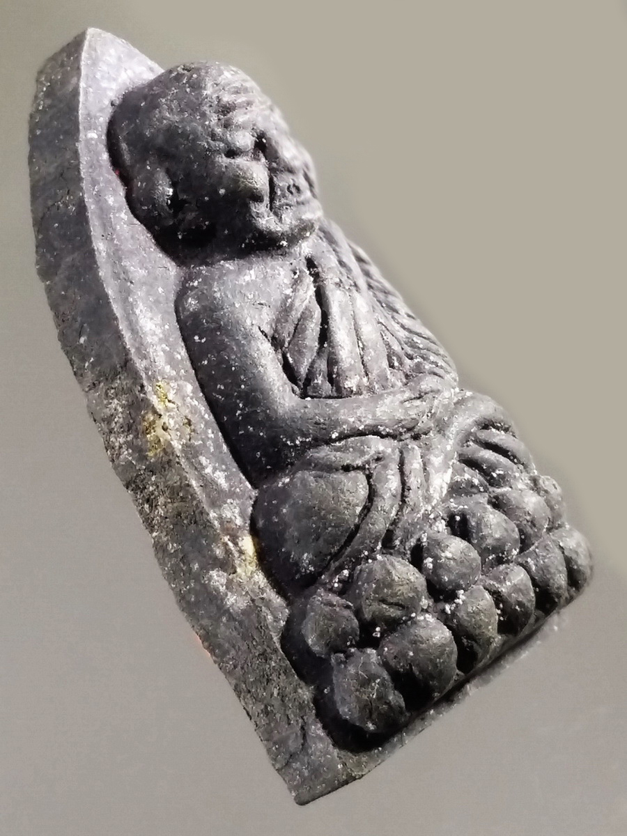 รหัสสินค้า พระมีกล่อง 495 หลวงปู่ทวด หลวงพ่อด่วน ถามวโร เนื้อผงใบลานผสมชนวนมวลสารว่านมหามงคล ที่ระลึกในการบูรณะโบสถ์และสร้างเขื่อน วัดบางนอน จังหวัดระนอง