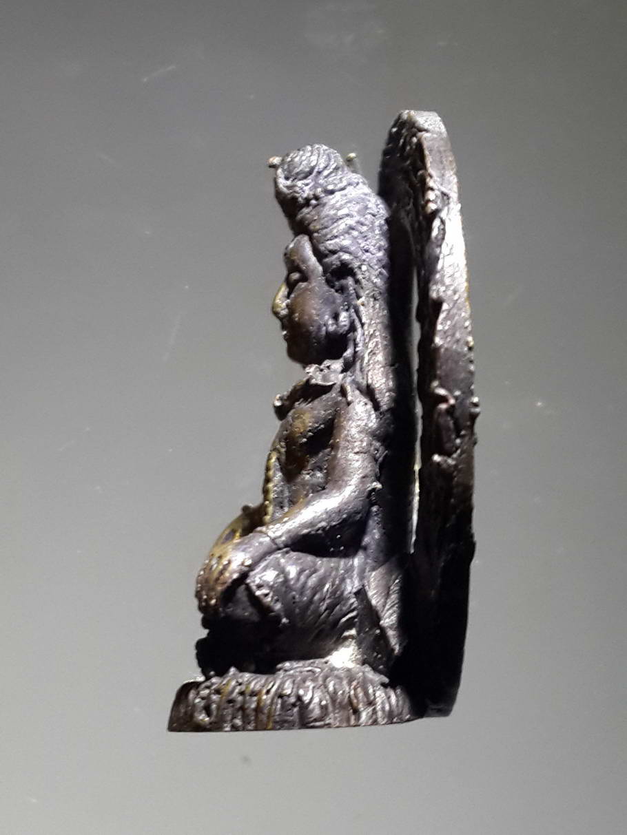 รหัสสินค้า พระกริ่ง พระหล่อ 366 รูปหล่อพระอิศวร เนื้อทองเหลืองหล่อโบราณ ไม่ทราบสำนัก เนื้อหาเก่าพอมีอายุ