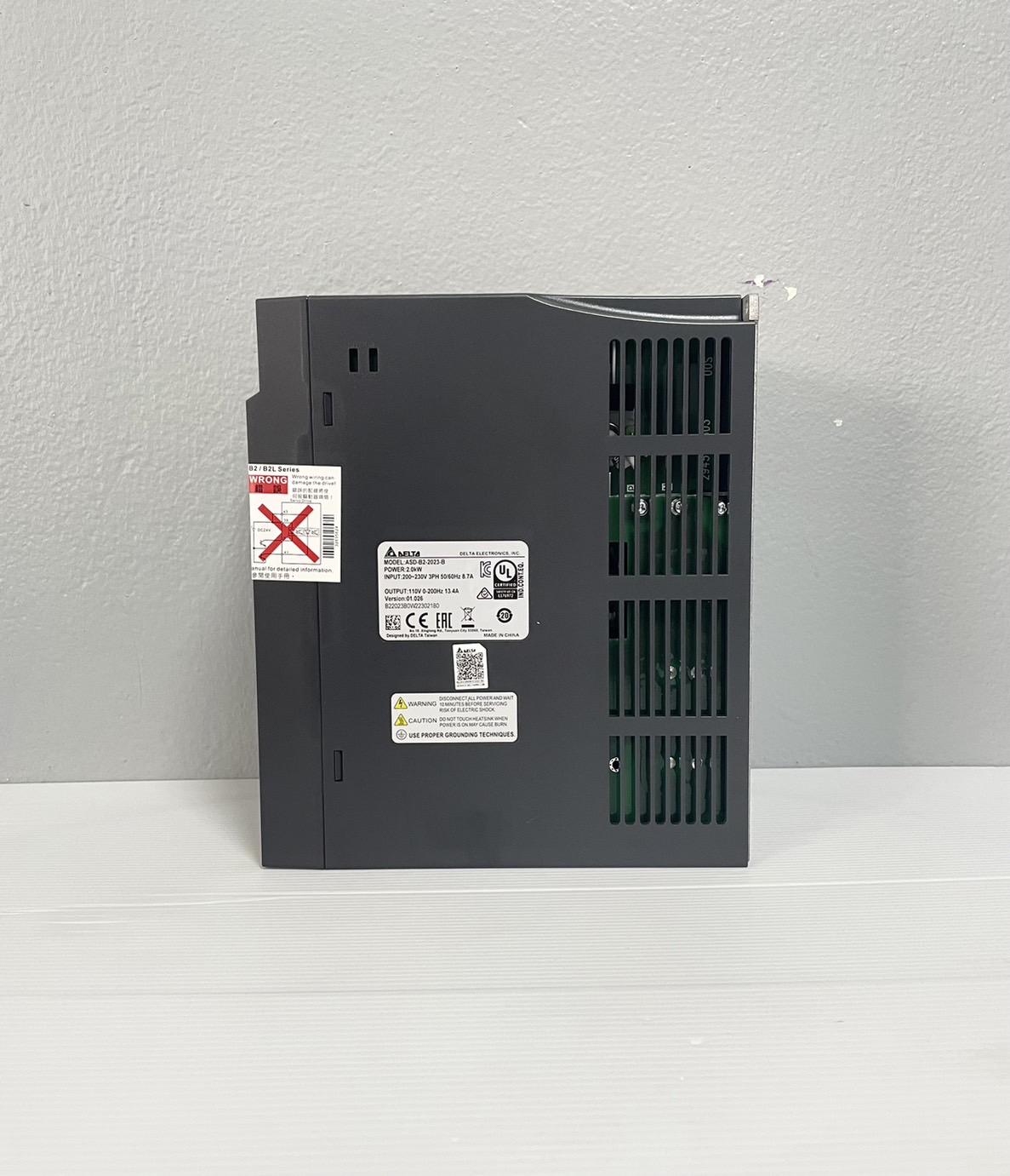 Delta AC Servo Drive ASD-B2-2023-B 2kw Input 220V 3-Phase