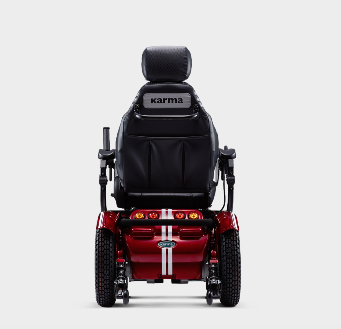 รถเข็นไฟฟ้าคาร์ม่า รุ่น Saber KP45.5 (Power WheelChair KARMA Saber KP45.5) สามารถปรับเอนนอนได้ด้วยระบบแมนนวล ของแท้ รับประกันศูนย์ไทย 5 ปี (รุ่น TOP)
