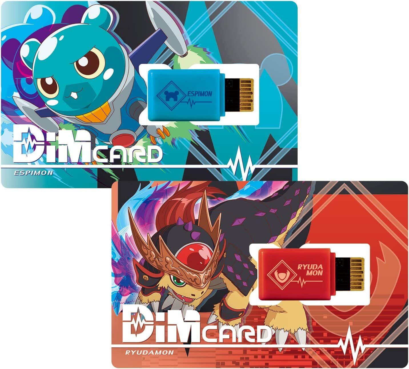 Dim Card -V3- Espimon & Ryudamon